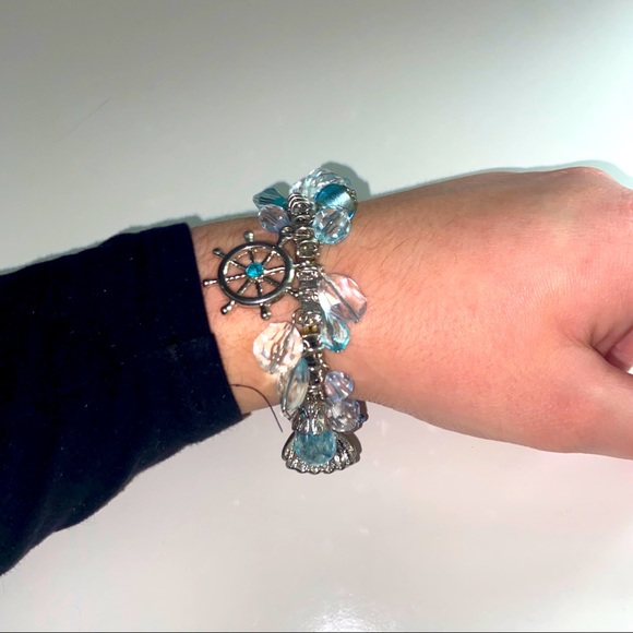 Down under, beach ocean theme charm bracelet - Picture 3 of 3